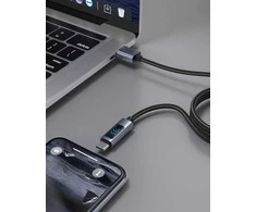 „Swissten“ LCD laidas USB-A / USB-C 1 m