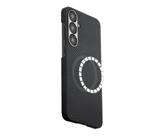 Dėklas SWISSTEN MagCarbon pouzdro pro SAMSUNG S936B GALAXY S25 PLUS 5G juoda