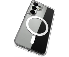 Swissten Clear Jelly MagStick nugaros dėklas, skirtas Samsung Galaxy S24 FE 5G