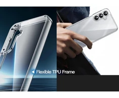 „Swissten“ skaidrus želė dėklas, skirtas „Samsung Galaxy A17 4G/5G“.