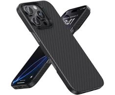 Dėklas SWISSTEN MagCarbon pouzdro pro Samsung Galaxy S24 5G juoda