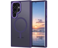 SWISSTEN MagStick FLEX dėklas, skirtas Samsung Galaxy S24 Ultra 5G violetinis