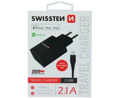 Swissten įkroviklis 2x USB-A 2.1 A (22056000)