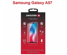 „Swissten“ viso veido spalvotas rėmelis grūdintas stiklas, skirtas „Samsung Galaxy A57 5G“.