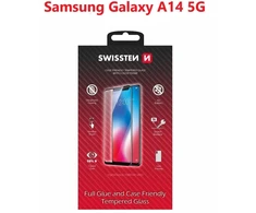 Swissten Full Face grūdintas stiklas Samsung Galaxy A14 5G Juodas
