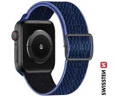 Swissten nailono apyrankė su sagtimi, skirta Apple Watch 42/44/45/49 mm