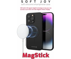 SWISSTEN SOFT JOY MagStick dėklas Apple iPhone 13 MINI juodas