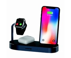 Swissten Įkroviklis Prestigio Swistten 4in1 MFI Wireless Docking Station 45W for Apple iPhone / iPod / Apple Watch