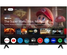 Televizorius TCL 4K QLED TV | 43T69C | 43 | Smart TV | Google TV | UHD | Juodas