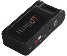 Technaxx Jump Starter, Powerbank 3-v-1, 10000mAh Juodas ( TX-218)