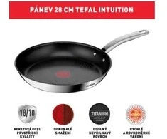 TEFAL | Keptuvė | B8170644 Intuition | Kepimui | 28 cm skersmuo | Tinka indukcinei kaitlentei | Fiksuota rankena