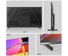 CHiQ L43QST televizorius, 43 colių, FHD, QLED, itin tvirtas, „Android 14“, „Dolby Audio“, berėmis