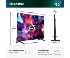 Televizorius TV Hisense 43"