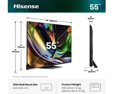 Televizorius 55" HISENSE 55UR8S (2026)