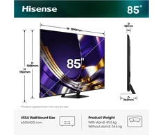 Televizorius TV Hisense 85"