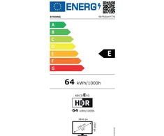 Strong SRT55UH7773 televizorius 139,7 cm (55") 4K „Ultra HD“ išmanusis televizorius „Wi-Fi“ juodas 250 cd/m²