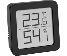 TFA 30.5051.01 - Digital thermometer with hygrometer - juodas