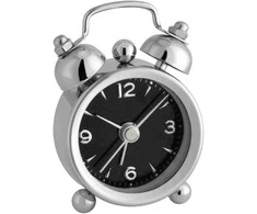 TFA 60.1000.01 Analog alarm clock MINI-NOSTALGIA juodas