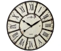 Laikrodis TFA TFA 60.3039.02 VINTAGE XXL Design Sieninis laikrodis