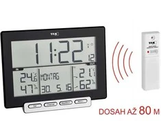 TFA Thermometer and hygrometer with wireless sensor 30.3058.01 TRINITY