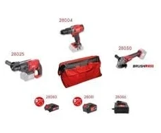 Tool set AKU 3+3 FESTA (drill, hammer, grinder, battery 2x, charger)
