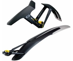 Garde-boue Topeak Defender XC1 &amp; XC11 29er rinkinys VTT - Juodas - Priekinis ir galinis - 29 colių