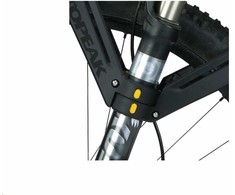 Garde-boue Topeak Defender XC1 &amp; XC11 29er rinkinys VTT - Juodas - Priekinis ir galinis - 29 colių