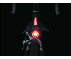Topeak Iglow galinis dviračio purvasaugis 700x25c su Led