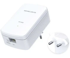 „Mercusys“ maitinimo tinklo adapteris PLC MP500, rinkinys, 2 vnt.