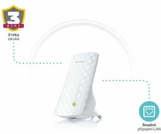 Maršrutizatorius TP-LINK | Ryšio stiprintuvas | RE200 | 802.11ac | 2,4 GHz/5 GHz | 300+433 Mbit/s | 10/100 Mbit/s | Ethernet LAN (RJ-45) jungtys 1 | MU-MiMO Ne | be PoE | Antenos tipas 3x vidinės