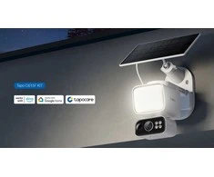 TP-LINK | Tapo C615F KIT | Solar-Powered Floodlight Pan/Tilt Security Camera Kit | 3 MP | F/1.6 | H.264 | MicroSD Card Up to 512 GB