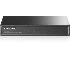 Šakotuvas TP-LINK | Switch | TL-SF1008P | Unmanaged | Desktop | 10/100 Mbps (RJ-45) jungtys quantity 8 | Power over Ethernet (PoE) jungtys quantity 4 | Power supply type External