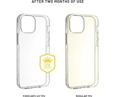 Dėklas Fixed Fiksuotas | Istorija AntiUV | Galinis viršelis | Apple | iPhone 16 Pro Max | TPU | Aišku