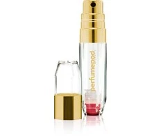 „Travalo Perfume Pod Crystal“ daugkartinio pildymo kvepalų purkštuvas, 5 ml, auksinis