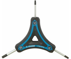 UNIOR Trilateral Torx raktas 10,15,25 1781/2TX