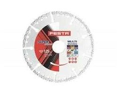„Festa“ universalus deimantinis segmentinis diskas, O 125 x 1,7 x 22,2 mm