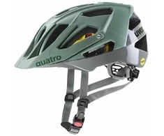 Uvex Quatro CC MIPS, moss žalias/rhino (52-57cm)