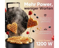 Vaflinė Clatronic WA 3832 1 waffle(s) 1200 W Juodas