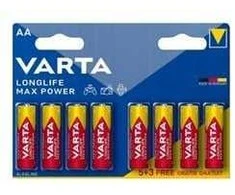 Varta Varta Longlife Max Power, alkaline batteries, AA, 8 pcs