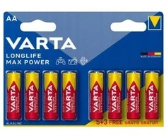 Varta Varta Longlife Max Power, alkaline batteries, AA, 8 pcs