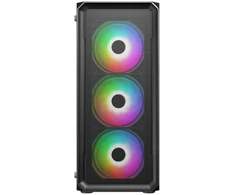 Vein X „VeinX“ korpusas „HERMES MESH Mid Tower“, ATX, 1xUSB 3.0, 2xUSB 2.0, 4x ARGB ventiliatoriai, ARGB valdiklis, juodas
