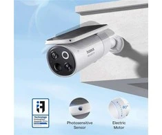 „Baseus Security S1 Pro Dual 3K“ lauko stebėjimo rinkinys (2 kameros) – baltos spalvos