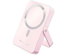 Verbatim Charge ‘n’ Go magnetinis belaidis įkroviklis su stovu, 10000mAh, Rožinė