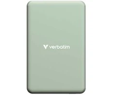 „Verbatim Charge ‘n’ Go Essentials“ magnetinė belaidė išorinė baterija, 10000 mAh, Žalia