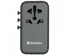 Verbatim GaN III Uni.Travel Adap 100W Welt-zu-Welt UTA-06 32121