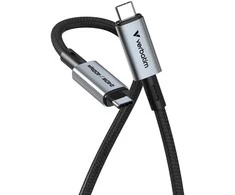 Kabelis Verbatim Sync & Charge USB-C į USB-C 240W 40Gb/s 120cm juodos spalvos 31847