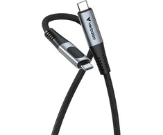Kabelis Verbatim Sync & Charge USB-C į USB-C 100W display 120cm juodos spalvos 31848