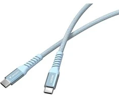„Verbatim“ magnetinis sinchronizavimo ir įkrovimo laidas USB-C į USB-C, 100 W, 120 cm, Mėlyna