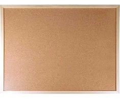 VICTORIA Cork board, 90x120cm, wooden frame
