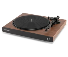 „Victrola VPT-1520-WLN-INT“ bangų patefonas, rudas